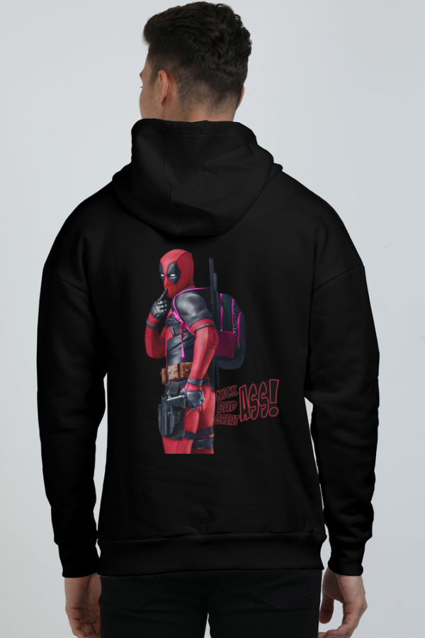 Deadpool Action Hoodie – 400 GSM Unisex Comfort